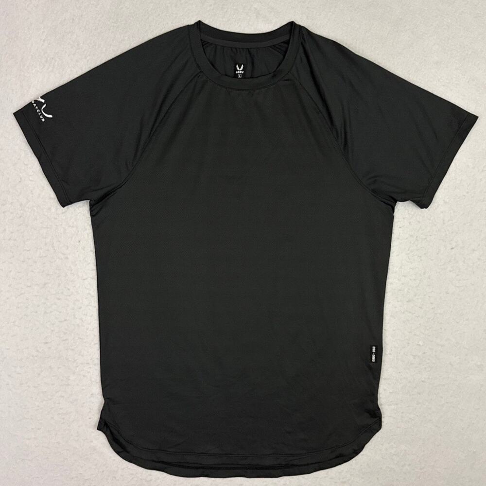 ASRV AeroSilver Established Tee Men’s Large Black AYU Dayclub Training Shirt